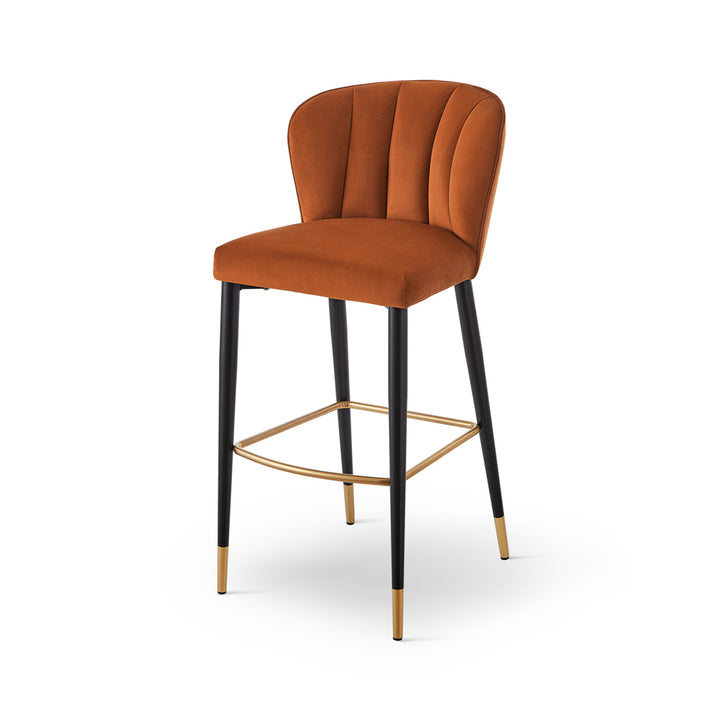 Liang & Eimil Maya Bar Stool (CRIB 5) – Megan Oxide & Brushed Brass