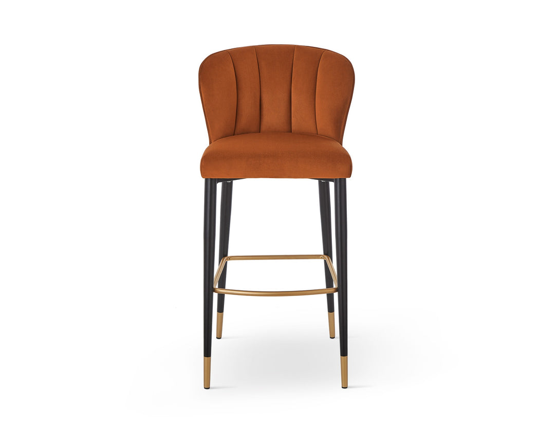 Liang & Eimil Maya Bar Stool (CRIB 5) – Megan Oxide & Brushed Brass