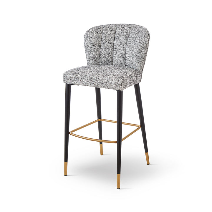 Liang & Eimil Maya Bar Stool (CRIB 5) – Talbot Freckle & Brushed Brass