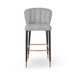 Liang & Eimil Maya Bar Stool (CRIB 5) – Talbot Freckle & Brushed Brass