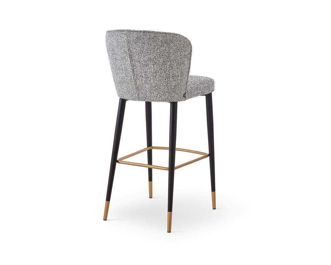 Liang & Eimil Maya Bar Stool (CRIB 5) – Talbot Freckle & Brushed Brass