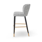 Liang & Eimil Maya Bar Stool (CRIB 5) – Talbot Freckle & Brushed Brass