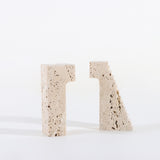 Liang & Eimil Minack Travertine Bookends