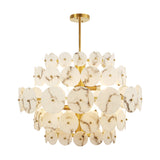 Liang & Eimil Momo Chandelier – Antique Brass & Alabaster Effect