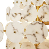 Liang & Eimil Momo Chandelier – Antique Brass & Alabaster Effect