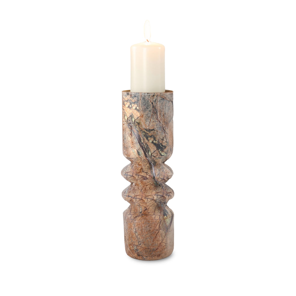 Liang & Eimil Monorro Marble Candle Holder – Coffee