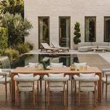 Liang & Eimil Nantes Outdoor Dining Chair – Lima Beige & Walnut (CRIB 5)