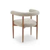 Liang & Eimil Nantes Outdoor Dining Chair – Lima Beige & Walnut (CRIB 5)