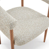 Liang & Eimil Nantes Outdoor Dining Chair – Lima Beige & Walnut (CRIB 5)