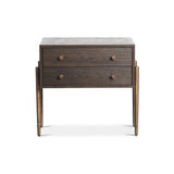 Liang & Eimil Nella Bedside Table – Brushed Brown & Hammered Dark Bronze