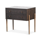 Liang & Eimil Nella Bedside Table – Brushed Brown & Hammered Dark Bronze