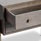 Liang & Eimil Nella Bedside Table – Brushed Brown & Hammered Dark Bronze