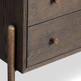 Liang & Eimil Nella Chest of Drawers – Brushed Brown & Hammered Dark Bronze