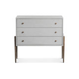 Liang & Eimil Nella Chest of Drawers – Grey Oak & Hammered Dark Bronze