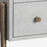 Liang & Eimil Nella Chest of Drawers – Grey Oak & Hammered Dark Bronze
