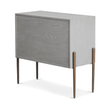 Liang & Eimil Nella Chest of Drawers – Grey Oak & Hammered Dark Bronze