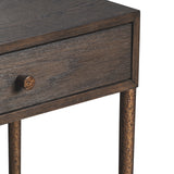Liang & Eimil Nella Console Table – Brushed Brown & Hammered Dark Bronze