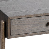 Liang & Eimil Nella Console Table – Brushed Brown & Hammered Dark Bronze
