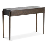 Liang & Eimil Nella Console Table – Brushed Brown & Hammered Dark Bronze