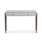 Liang & Eimil Nella Console Table – Grey Oak & Hammered Dark Bronze