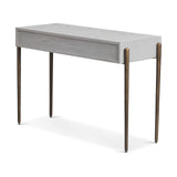 Liang & Eimil Nella Console Table – Grey Oak & Hammered Dark Bronze