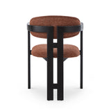 Liang & Eimil Neo Dining Chair (CRIB 5) – Bari Chestnut Red & Matt Black