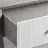Liang & Eimil Otilia Chest of Drawers – Silver-Grey & White