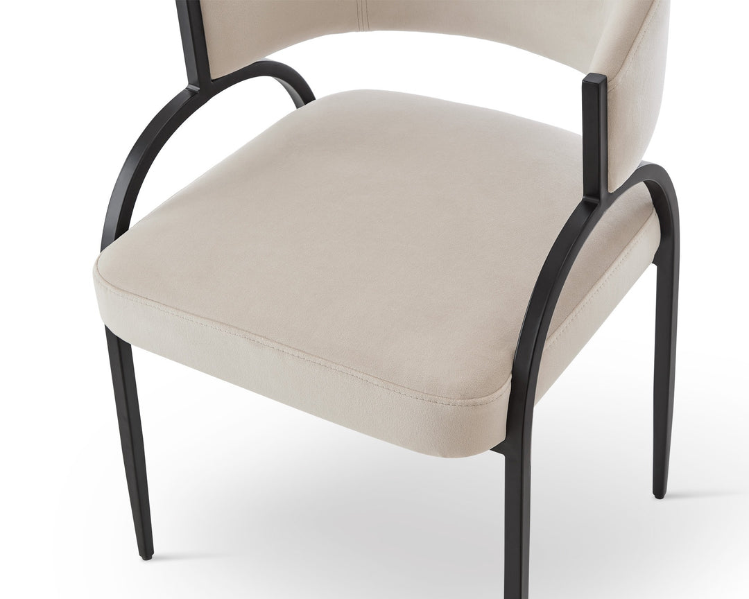 Liang & Eimil Pavilion Dining Chair (CRIB 5) – Megan Pebble & Matt Black