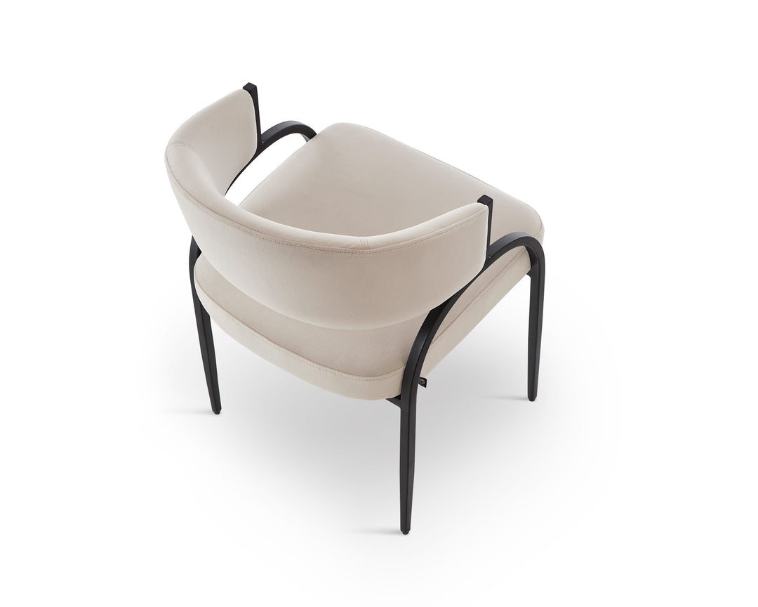 Liang & Eimil Pavilion Dining Chair (CRIB 5) – Megan Pebble & Matt Black