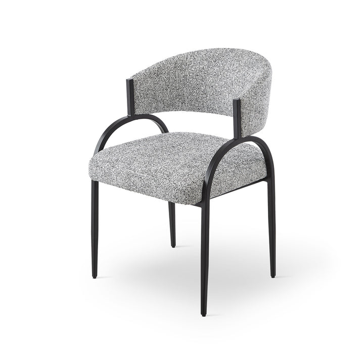 Liang & Eimil Pavilion Dining Chair (CRIB 5) – Talbot Freckle & Matt Black