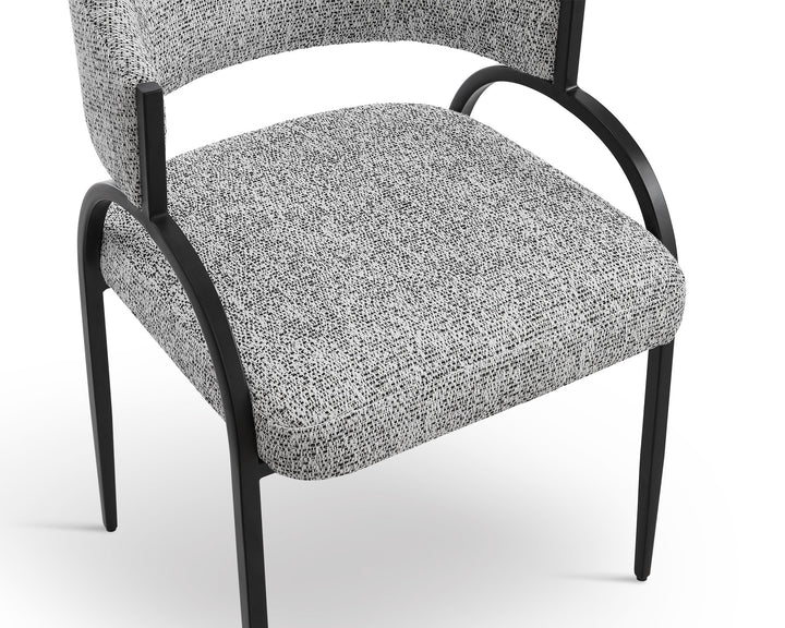 Liang & Eimil Pavilion Dining Chair (CRIB 5) – Talbot Freckle & Matt Black