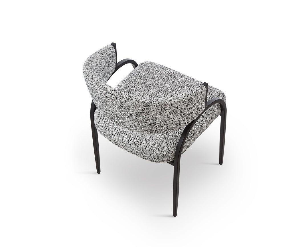 Liang & Eimil Pavilion Dining Chair (CRIB 5) – Talbot Freckle & Matt Black