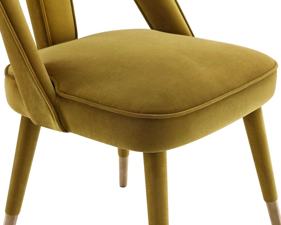 Liang & Eimil Pigalle Chair Kaster II Mustard Velvet