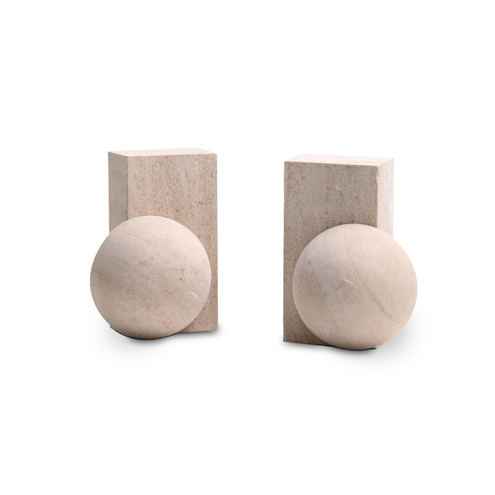 Liang & Eimil Rocco Marble Bookend – Beige