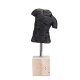 Liang & Eimil Scarred Elegance Sculpture – Dark Bronze & Beige