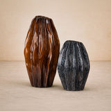Liang & Eimil Taviano Sculpture – Dark Caramel Glass