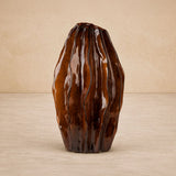 Liang & Eimil Taviano Sculpture – Dark Caramel Glass