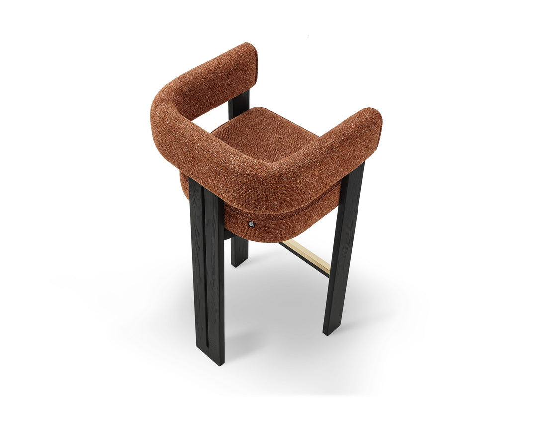 Liang & Eimil Tilda Bar Stool – Bari Chestnut Red