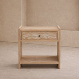 Liang & Eimil Trive Bedside Table – Brushed Natural American White Oak
