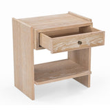 Liang & Eimil Trive Bedside Table – Brushed Natural American White Oak