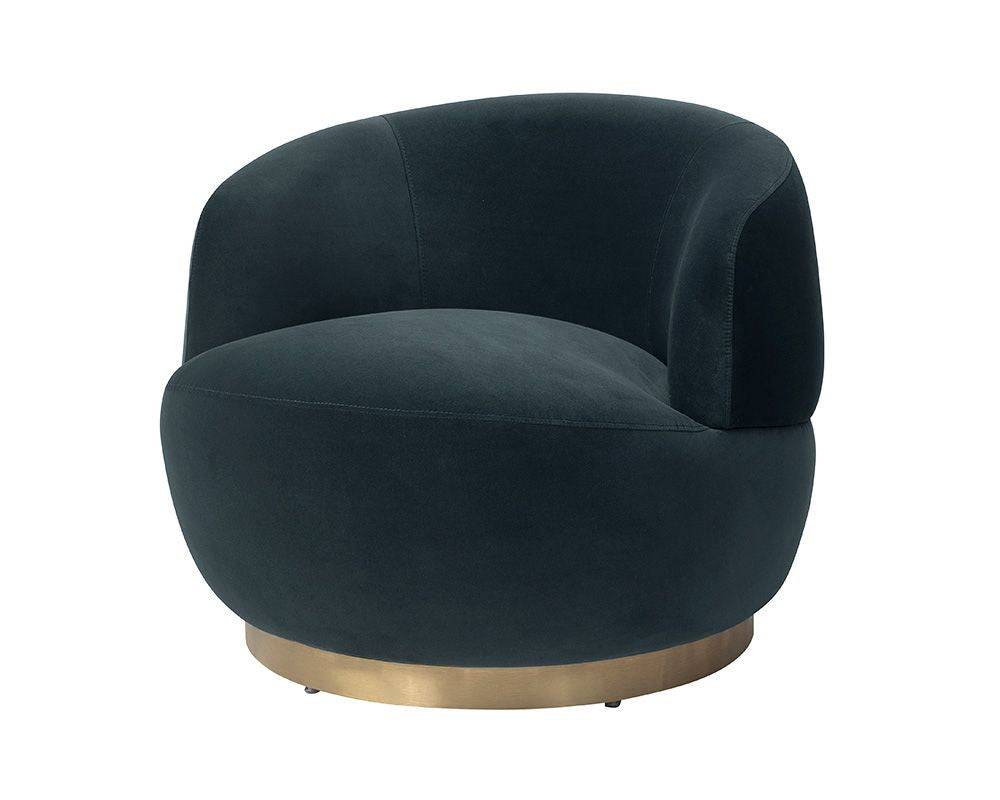 Liang & Eimil Vitale Chair in Baxter Deep Sea Velvet