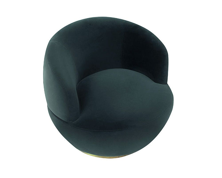 Liang & Eimil Vitale Chair in Baxter Deep Sea Velvet