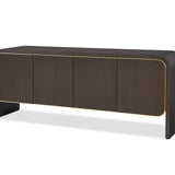 Liang & Eimil Walter Sideboard – Dark Grey Oak and Brass