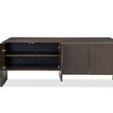 Liang & Eimil Walter Sideboard – Dark Grey Oak and Brass