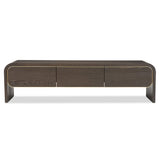 Liang & Eimil Walter Media Unit – Dark Grey Oak and Brass
