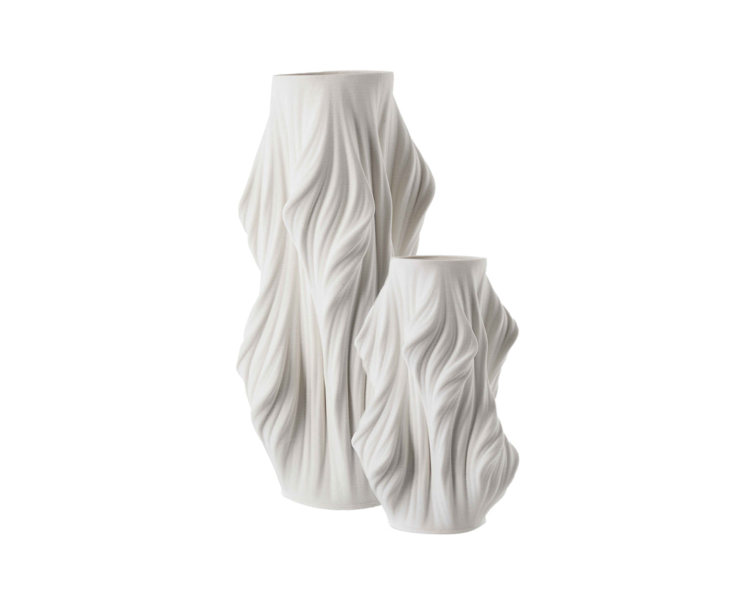 Liang & Eimil Waven 3D Printed Ceramic Vase – Large