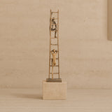 Liang & Eimil Ascensus Sculpture – Golden Bronze/Marble