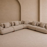 Liang & Eimil Cotto Modular Sofa – Corner Module – Amalfy Taupe Chenille