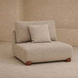 Liang & Eimil Cotto Modular Sofa – Middle Two Seater Module – Amalfy Taupe Chenille