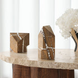 Liang & Eimil Doria Sculpture - Brown Earthy Marble